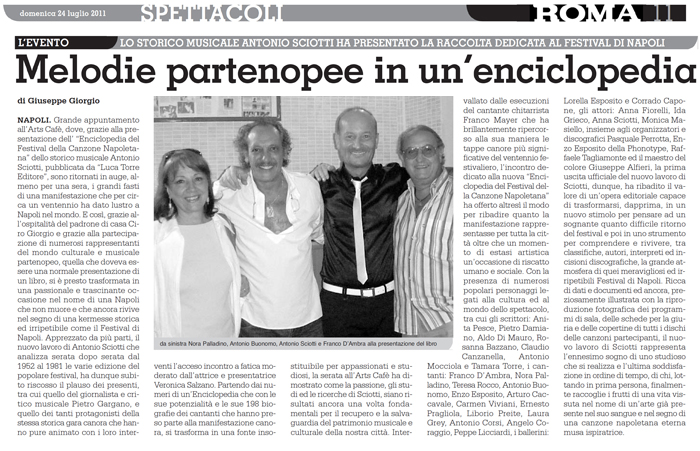 24 luglio 2011 Roma
